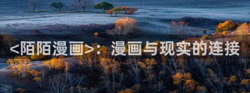 韩漫免费漫画页面在线看漫画网站：<陌陌漫画>：漫画与现实的连接